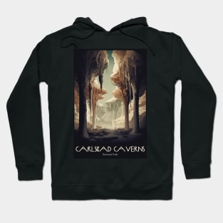 Carlsbad Caverns National Park Vintage Travel  Poster Hoodie